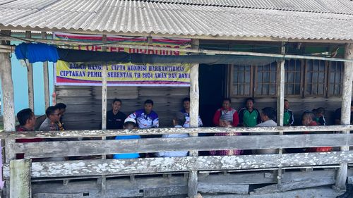 Sosialisasi Pemilu ke Makreuh, Desa Tertua dan Bersejarah di Bengkalis