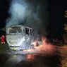 Diduga Alami Korsleting Listrik, Bus ALS Medan-Jakarta Terbakar di Muara Enim
