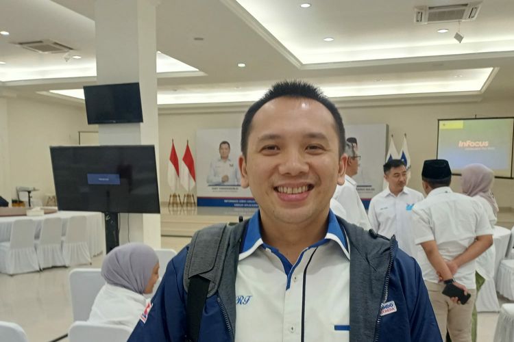 Wakil Ketua Umum (Waketum) Bidang Otonomi Daerah dan Pemerintahan Partai Perindo Muhammad Ridho Ficardo di DPP Partai Perindo, Jakarta, Sabtu (1/4/2023).