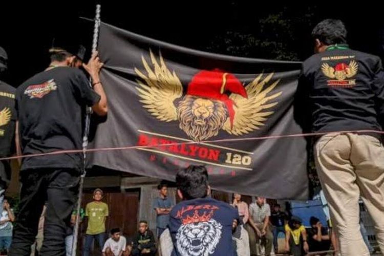 Logo bendera Ormas B120 Makassar