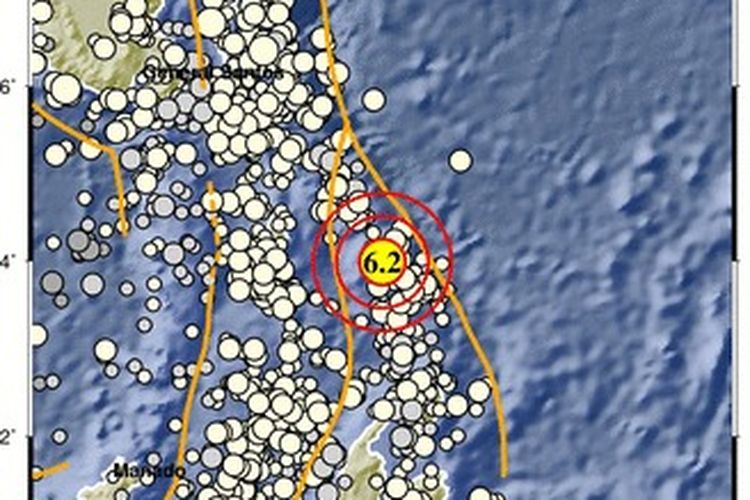 Gempa terkini, Halmahera diguncang gempa M 6,2 pada Minggu (5/12/2021) pukul 6.47 WIB. Gempa ini tak berpotensi tsunami.