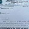 Ini Isi Surat Permintaan THR yang Dikirimkan BNN Tasikmalaya ke PO Bus Budiman