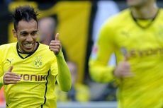 Dua Gol Aubameyang Warnai Kemenangan Dortmund atas Frankfurt
