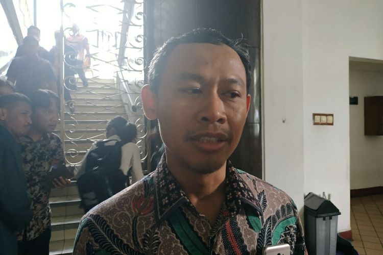 Wakil Ketua Internal Komnas HAM, Pramono Ubaid Tanthowi di Kantor KPU, Menteng, Jakarta Pusat, Jumat (10/1/2020). 