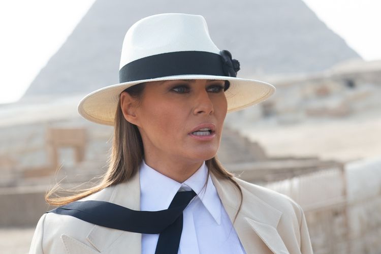 Ibu Negara Amerika Serikat, Melania Trump.