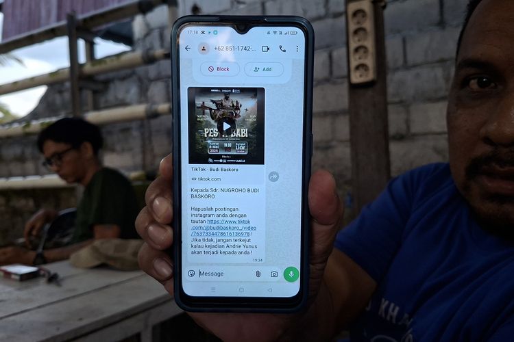 Unggah Ajakan Nobar “Pesta Babi”, Jurnalis di Kalteng Dapat Ancaman Disiram Air Keras