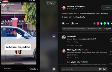 Viral, Video Bocah SMP Pamer HR-V Baru Berujung Kecelakaan