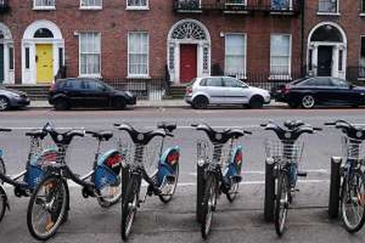Sepeda di Dublin Irlandia.