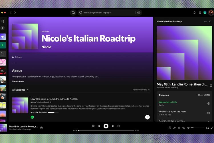 Ilustrasi audio brief buatan Studio by Spotify Labs