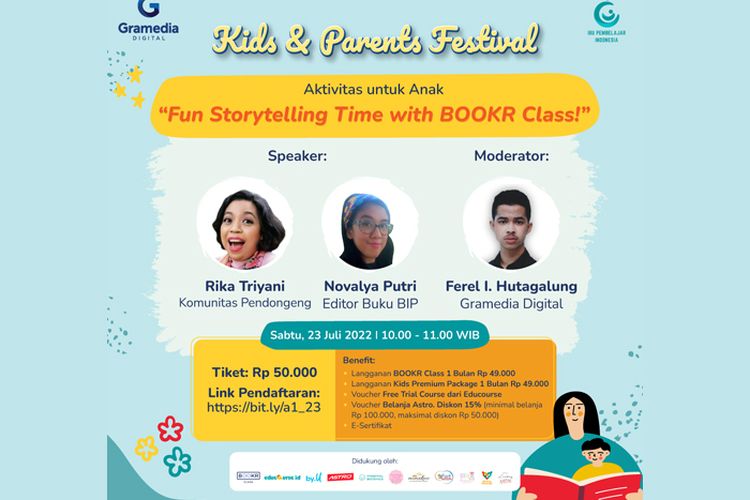 Storytelling Time with Kids and Parents Festival