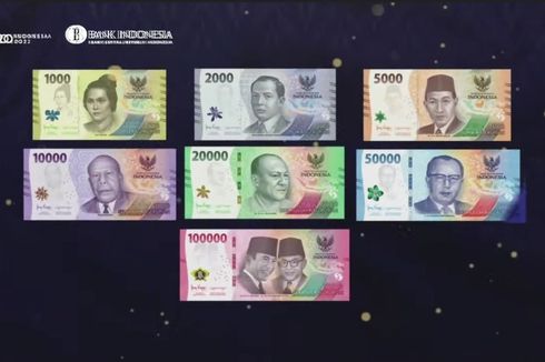 Bank Indonesia Luncurkan Uang Kertas Rupiah Terbaru, Ini Penampakannya