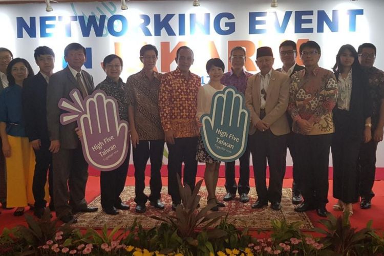 MEET Taiwan Networking Event yang diadakan External Trade and Development Council (TAITRA) di Hotel Borobudur Jakarta, Senin (17/9/2018).
