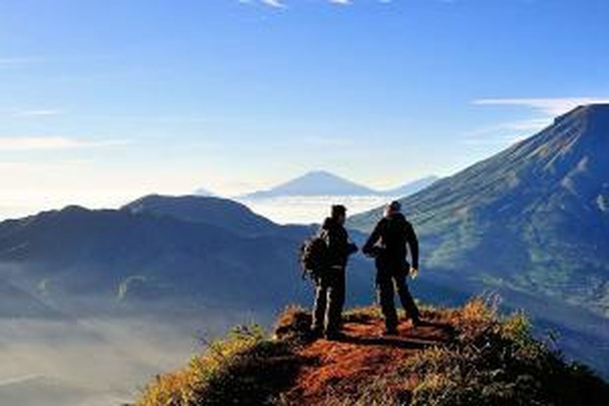 Bukit Sikunir Dieng di Jawa Tengah.