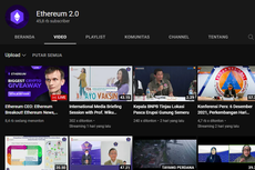 YouTube BNPB Diduga Diretas, Tayangkan Siaran Langsung Bahas Ethereum