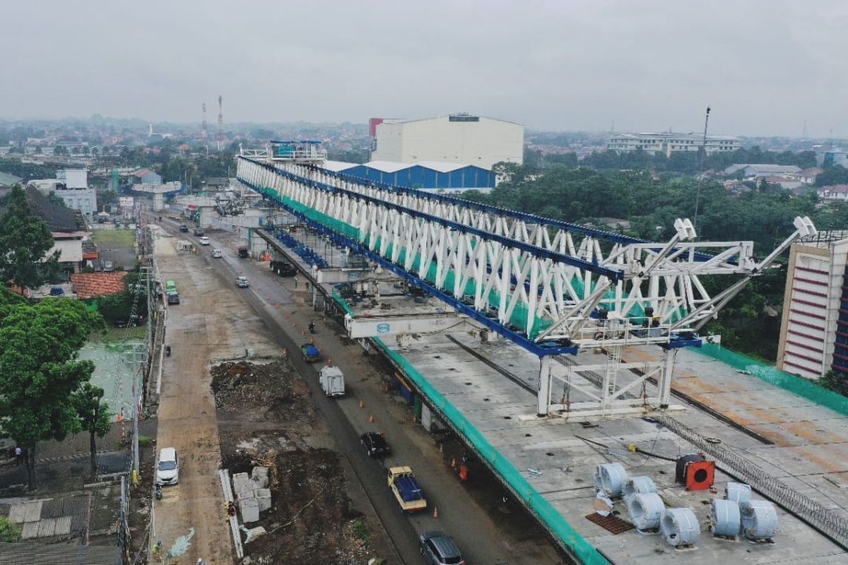 PT Marga Sarana Jabar (MSJ) kebut pembangunan Jalan Tol BORR Seksi 3A.