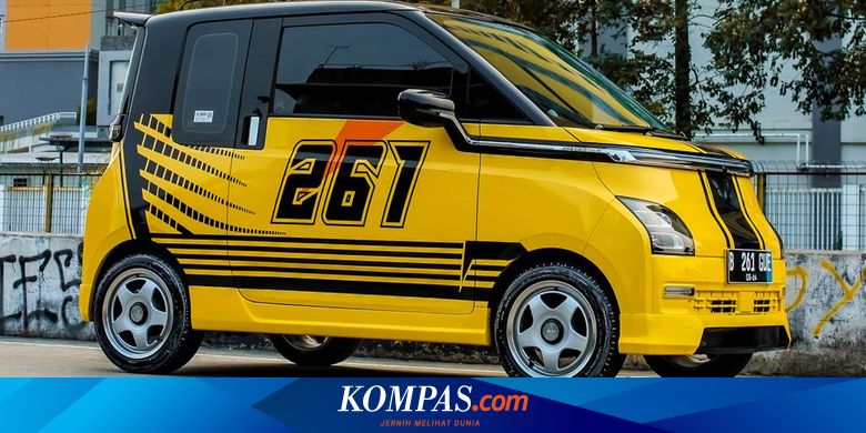 Wuling Air ev Warna Kuning Bergaya Street Racing