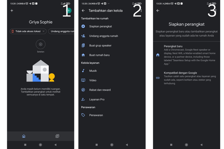 cara menggunakan google home