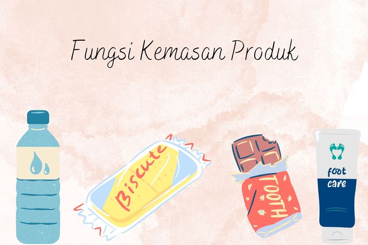 Ilustrasi fungsi kemasan produk