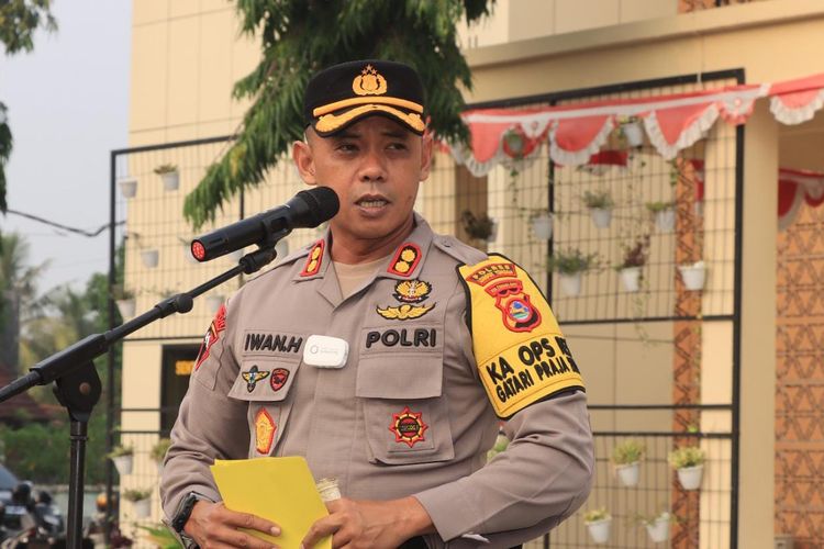 1.072 Personel dari Polres, TNI dan BKO Turun Amankan 1.689 TPS dalam Pilkada Lombok Tengah