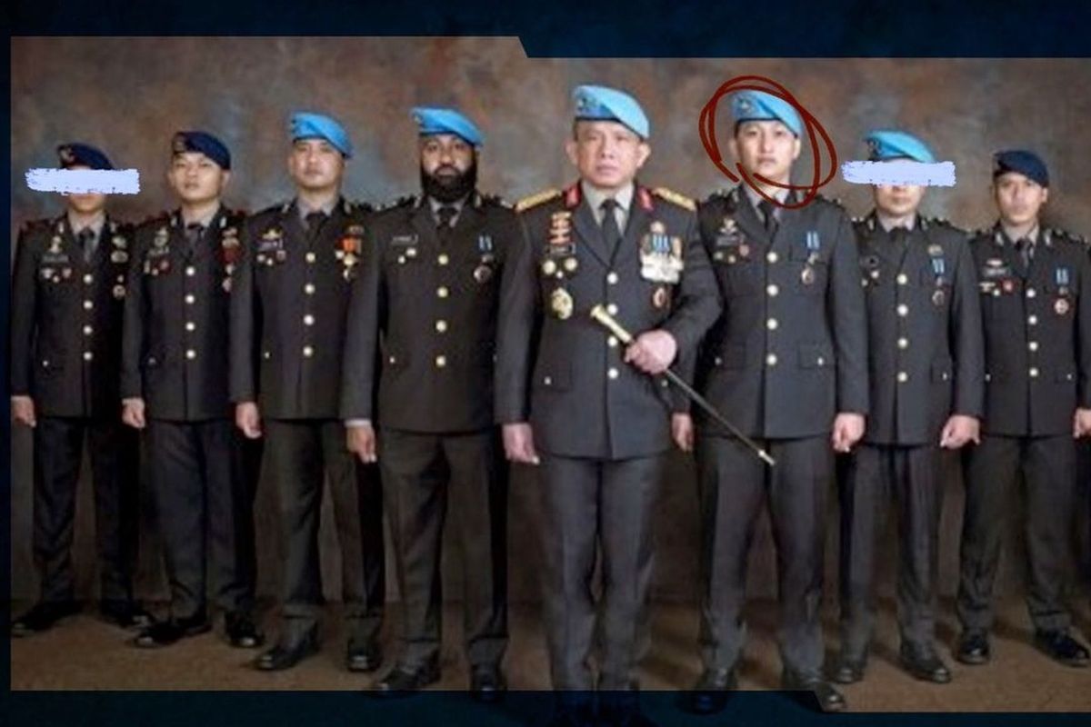 Irjen Pol Ferdy Sambo bersama sejumlah ajudannya termasuk Brigadir J, Bharada E, dan Bripka RR. 