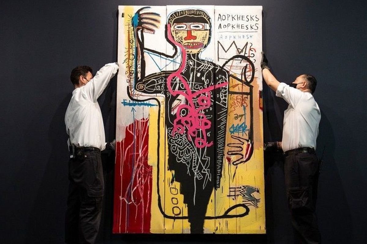Versus Medici, lukisan karya Jean Michel Basquiat 