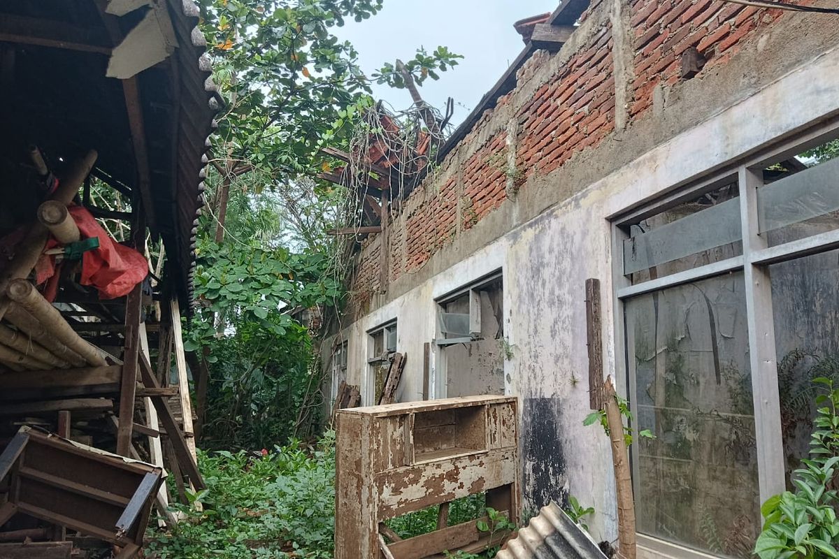 Kampung mati bekas pengungsian warga Vietnam di kawasan Kramat Jati, Jakarta Timur.