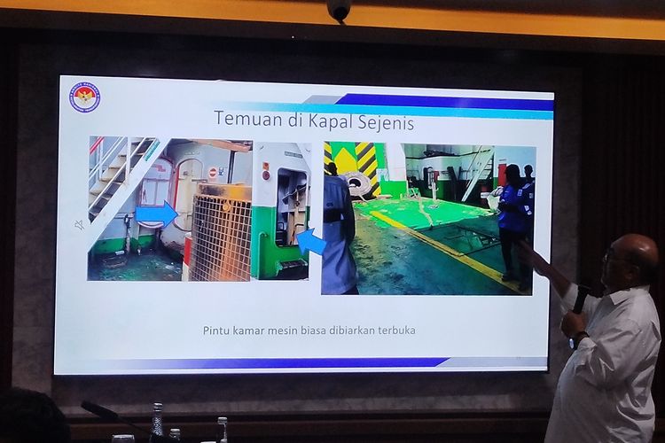 Paparan KNKT soal temuan di kapal sejenis KMP Tunu Pratama Jaya. 