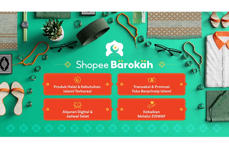 Shopee Barokah hadir untuk memudahkan masyarakat Indonesia untuk menemukan beragam produk yang telah bersertifikat halal 