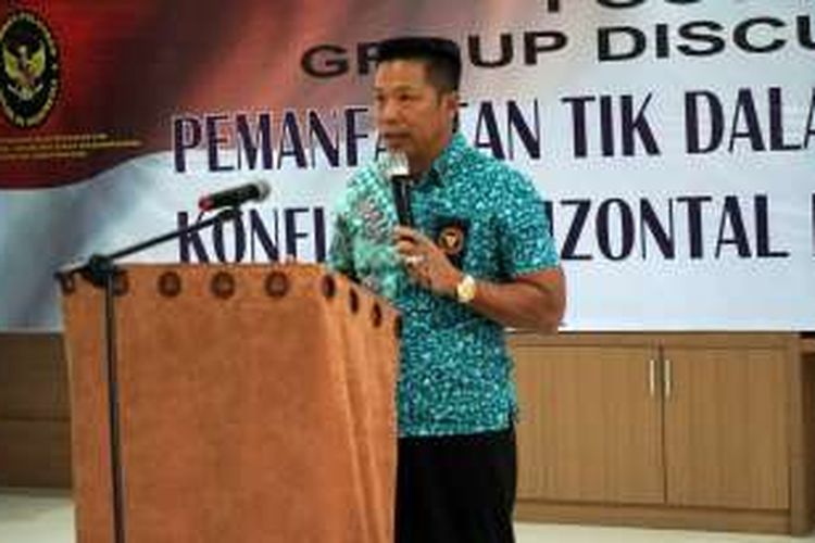 Direktur Tindak Pencegahan Badan Nasional Penanggulangan Terorisme (BNPT) Brigjen Pol H. Hamidin, Kamis (24/11/2016).
