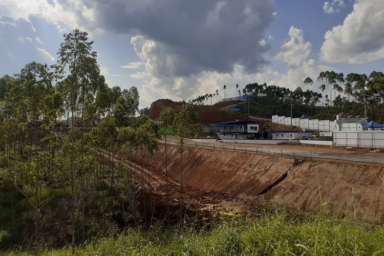 Lahan pembangunan Kawasan Istana Presiden di IKN, Kalimantan Timur