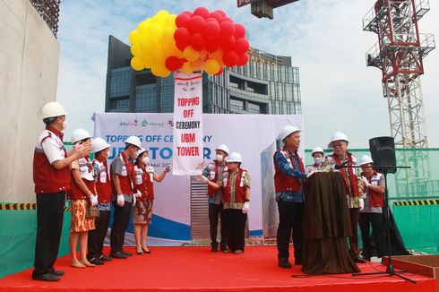 Topping Off Universitas Bunda Mulia di Alam Sutera