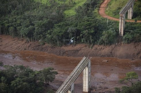 Bendungan Tambang Runtuh di Brasil, 150 Orang Dilaporkan Hilang