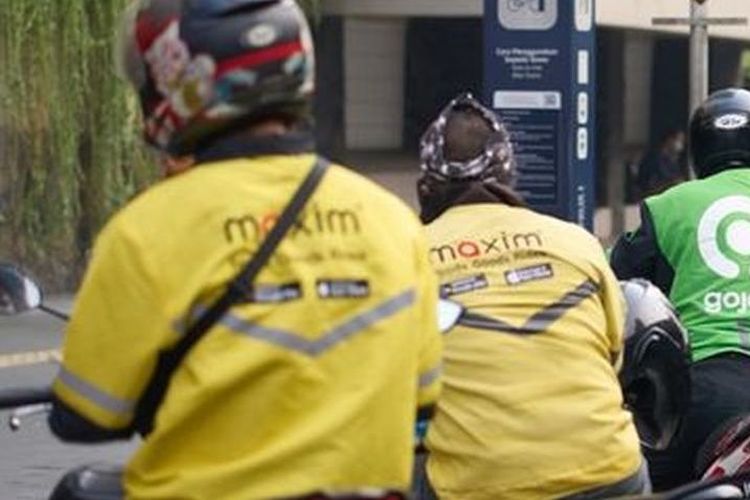 Ilustrasi ojek online. 