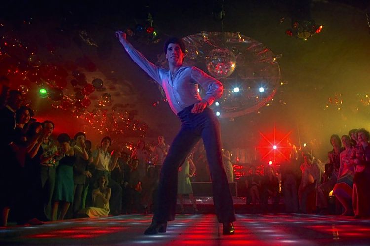 John Travolta dalam film Saturday Night Fever (1977) yang akan tayang di Netflix 1 September 2020.