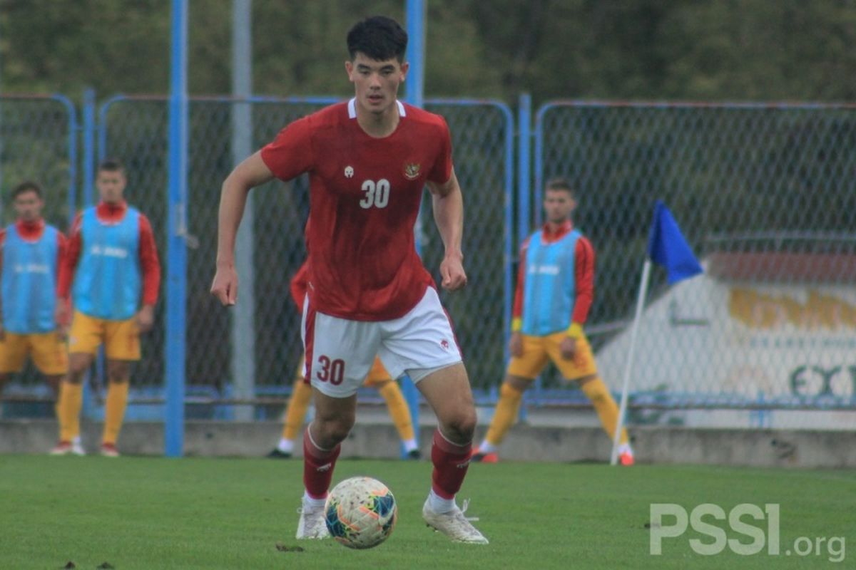 Pemain keturunan Inggris yang membela timnas U19 Indonesia, Elkan Baggott.