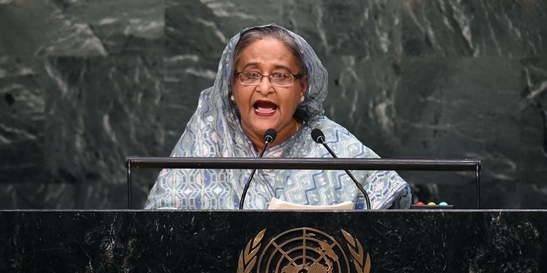 Perdana Menteri Bangladesh Hasina Wajed. (AFP/Jewel Samad)