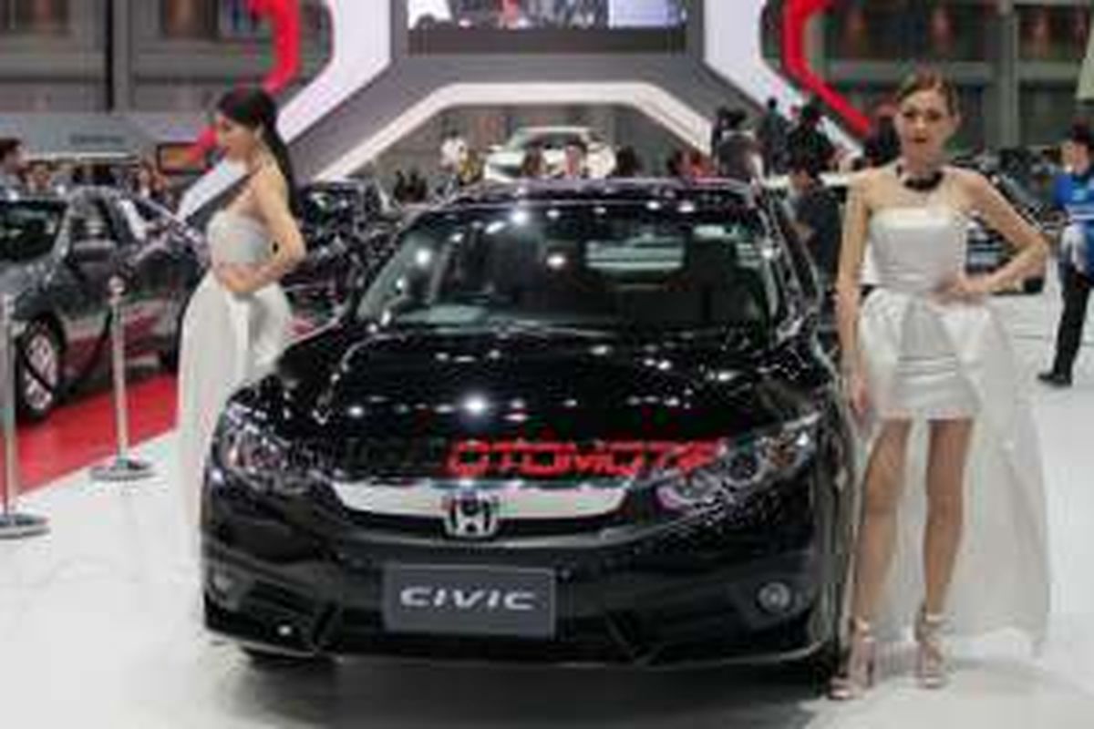 All New Honda Civic yang dipamerkan di Bangkok International Motor Show 2016.