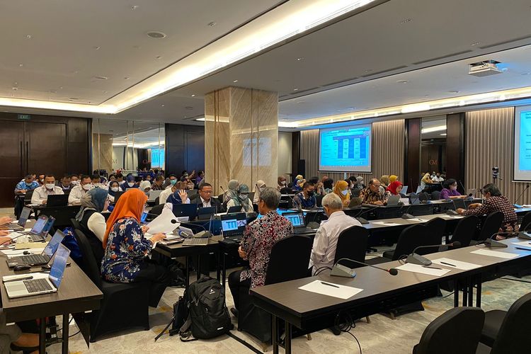 Public hearing RUU Kesehatan bersama Dirjen Tenaga Kesehatan Kemenkes, Arianti Anaya, di Jakarta, Kamis (30/3/2023).