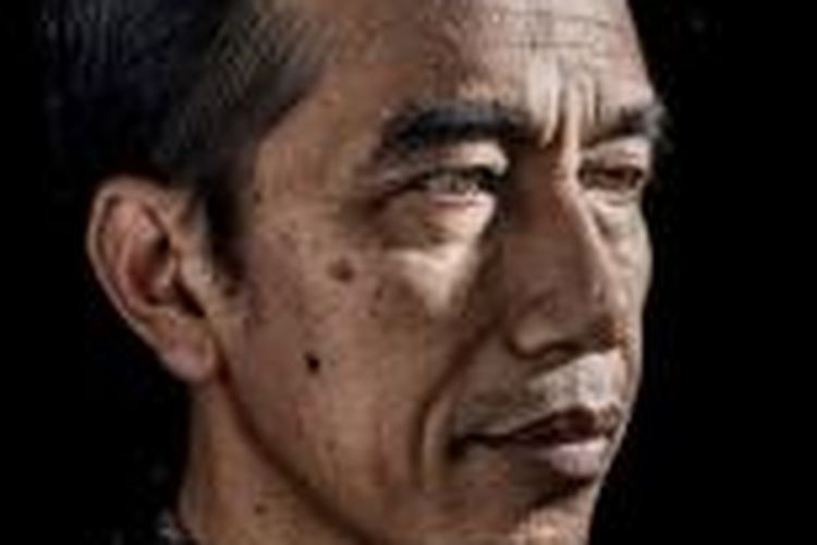 Foto wajah Jokowi karya Adam Ferguson yang dicopot dari ruang pamer di National Portrait Gallery (NPG) di Canberra, Australia.