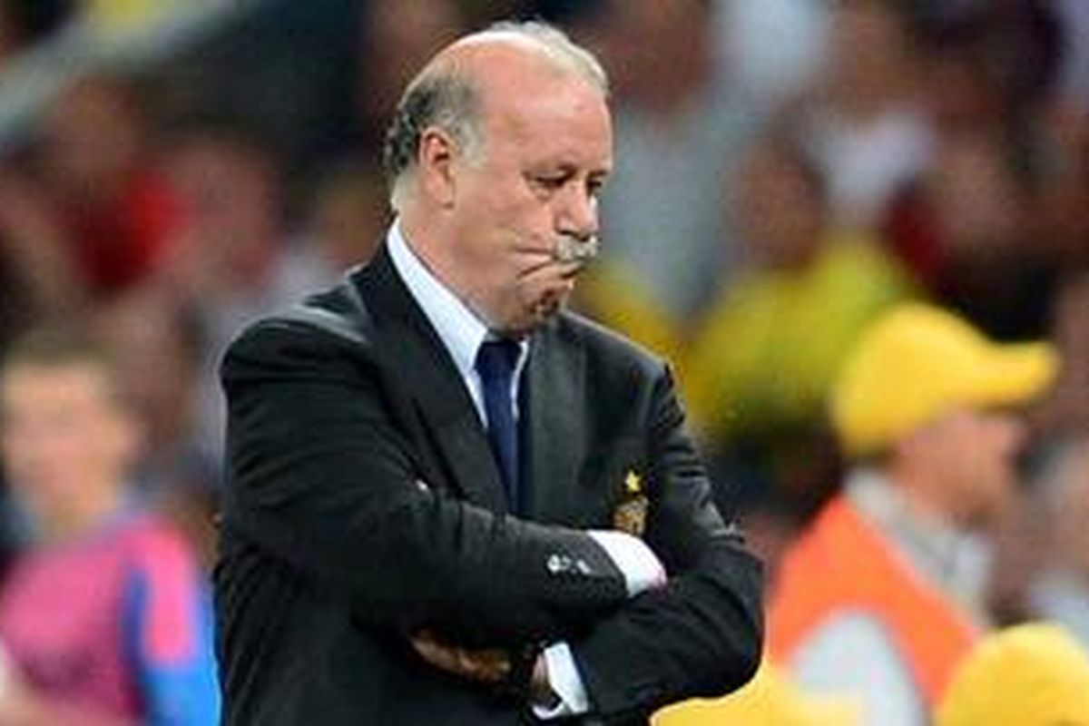 Pelatih Spanyol, Vicente Del Bosque.