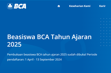 BCA Buka Pendaftaran Beasiswa 2025 untuk Siswa SMA-SMK Kuliah Gratis