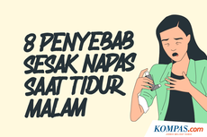 INFOGRAFIK: 8 Penyebab Sesak Napas Saat Tidur Malam