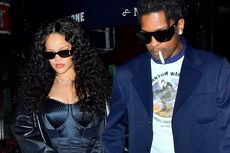 Kencan dengan ASAP Rocky, Rihanna Pakai Cone Bra Corset ala Madonna