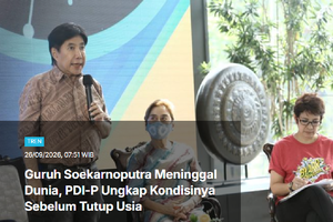 [POPULER TREN] Kondisi Guruh Soekarnoputra Sebelum Meninggal | Singapura Jadi “Super-aged Society'