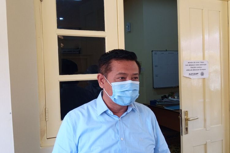 Kadarmanta Baskara Aji ditemyi di Kantor Sekda, Kompleks Kepatihan Kota Yogyakarta, Selasa (4/5/2021)