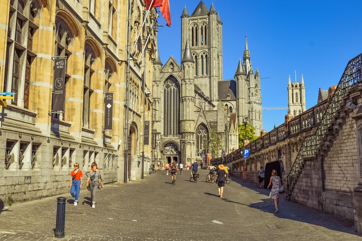 Kota Ghent di Belgia