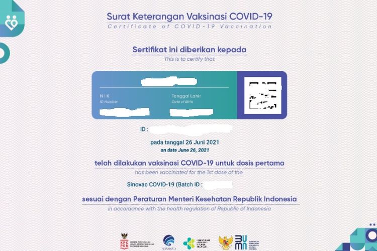 cara cetak sertifikat vaksin Covid-19 secara mandiri dengan mudah