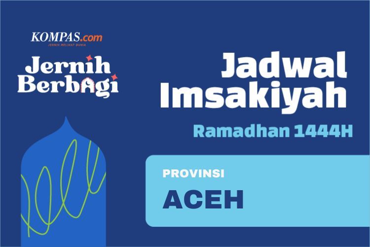 Jadwal buka puasa untuk wilayah Provinsi Aceh selama bulan Ramadhan 1444 H.
