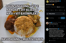 Sepiring Nasi Padang Disebut Makanan Multivitamin, Benarkah?