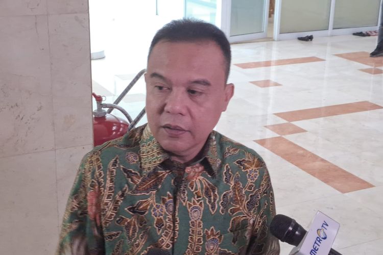 Ketua Harian Partai Gerindra Sufmi Dasco Ahmad saat ditemui di Gedung DPR, Senayan, Jakarta, Kamis (8/6/2023).